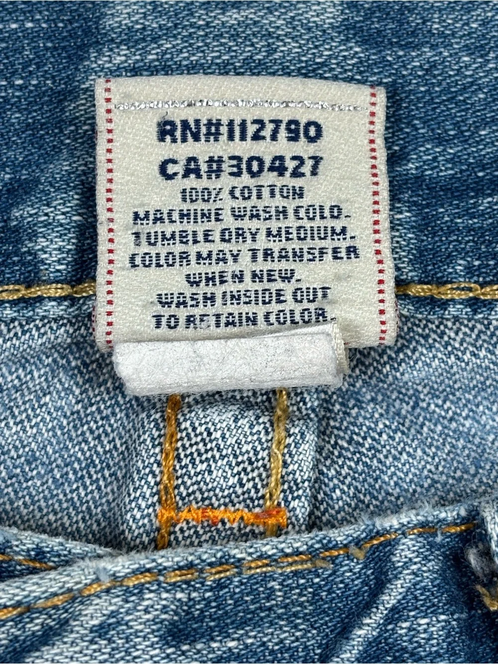 True Religion Classic Men's Joey 36 33 Blue Washed Straight-Leg Jeans
